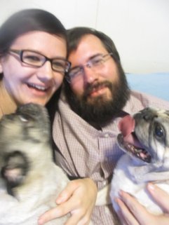 pug family photo
