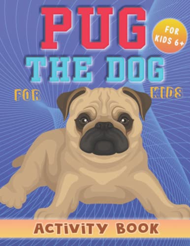 pug activity book for kids