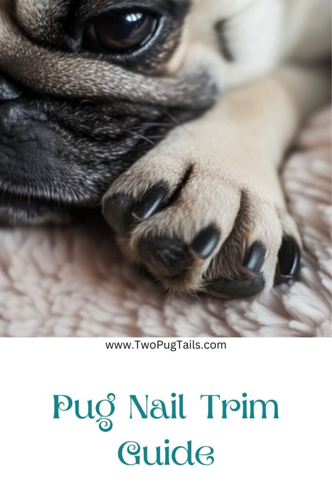 pug nail trim guide. The best way to cut your pug's nails, how to get your pug used to nail trims, how to avoid the quick and more. 